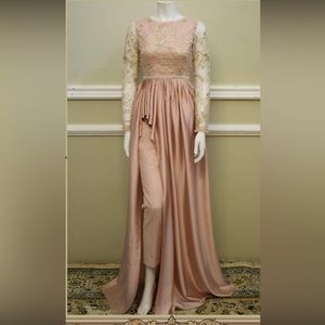 Threads and Motif pink dress with trousers size medium